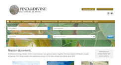Desktop Screenshot of findthedivine.com